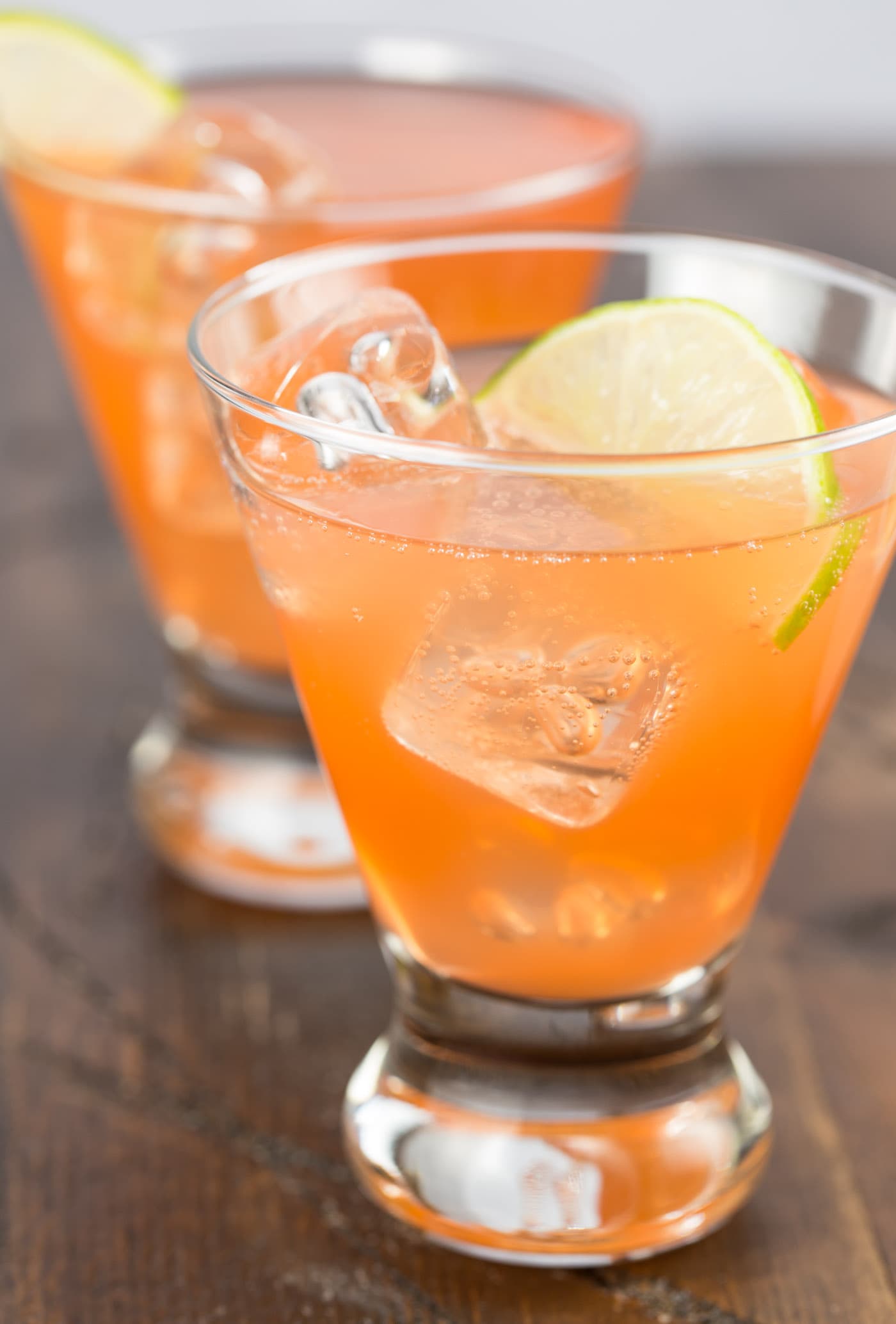 Aperol Gin Cocktail Recipe- Garnish with Lemon