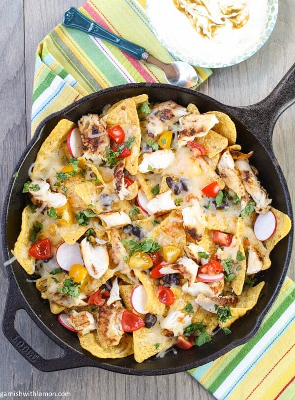 stubb’s green chile fish nachos