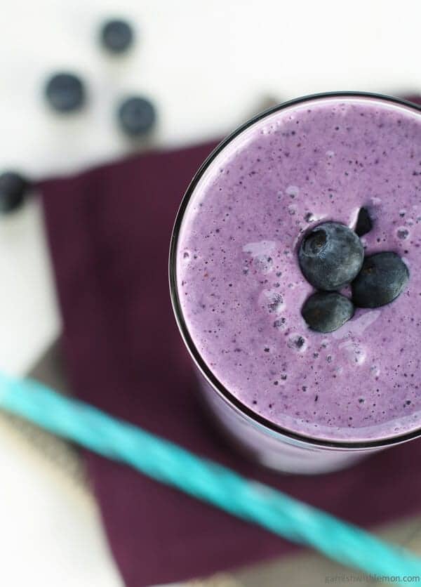 blueberry oatmeal smoothie