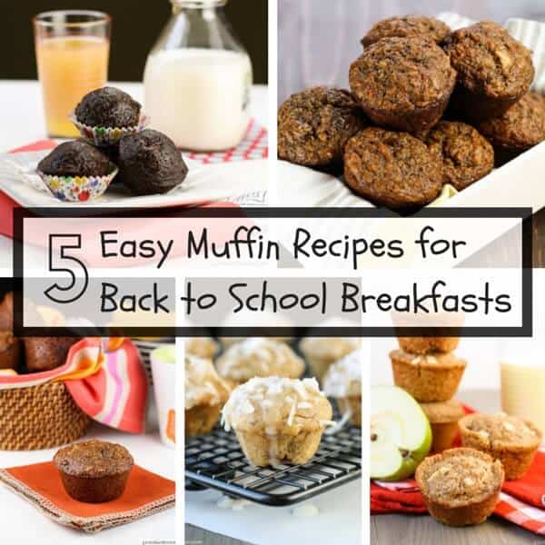 5 easy muffin recipes for back to school breakfasts