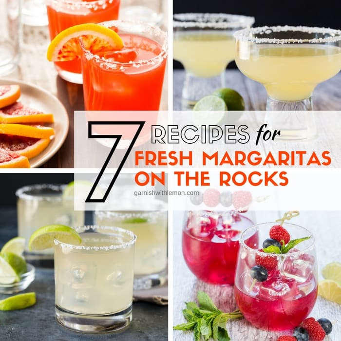 7 flavorful recipes for fresh margaritas on the rocks