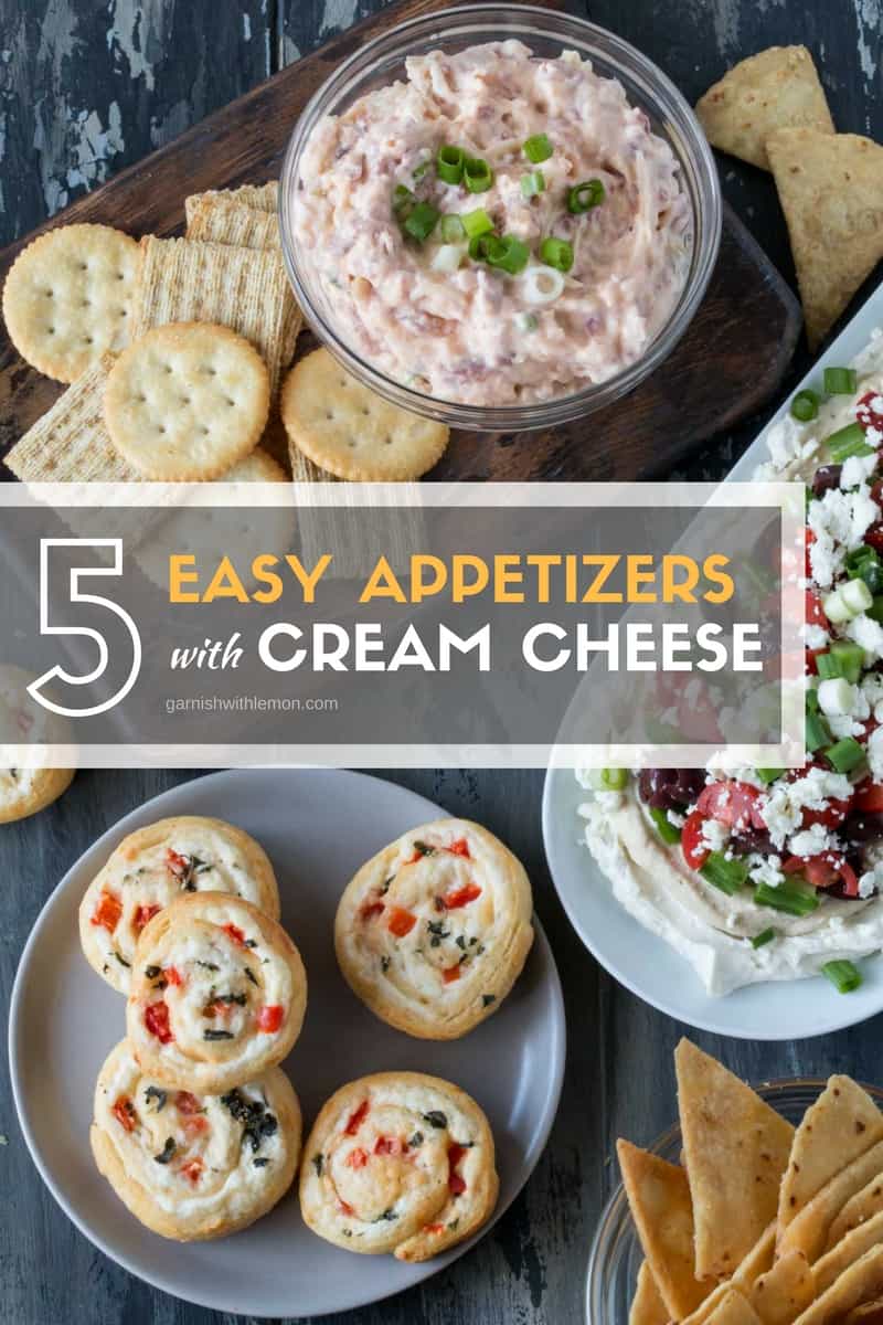 5 easy cream cheese appetizers