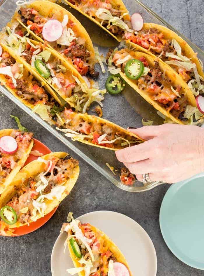 Oven Baked Beef Tacos