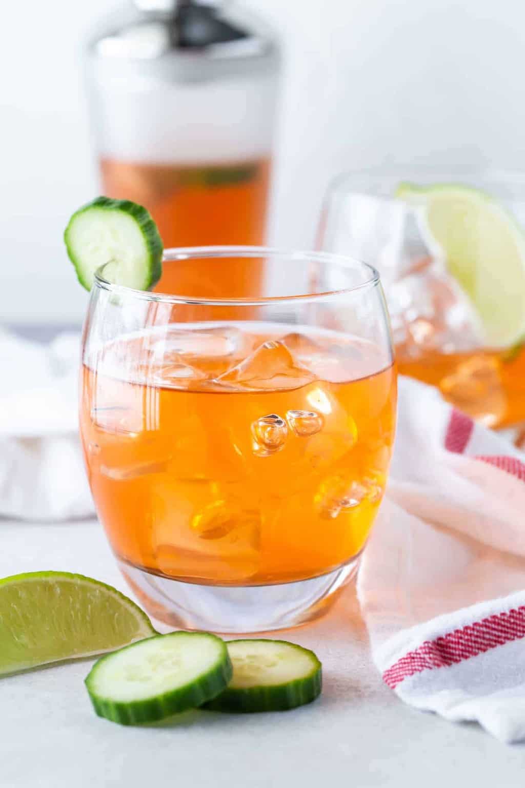 Aperol Gin Cocktail Recipe - Garnish with Lemon Aperol Gin Cocktail Recipe - Garnish with Lemon
