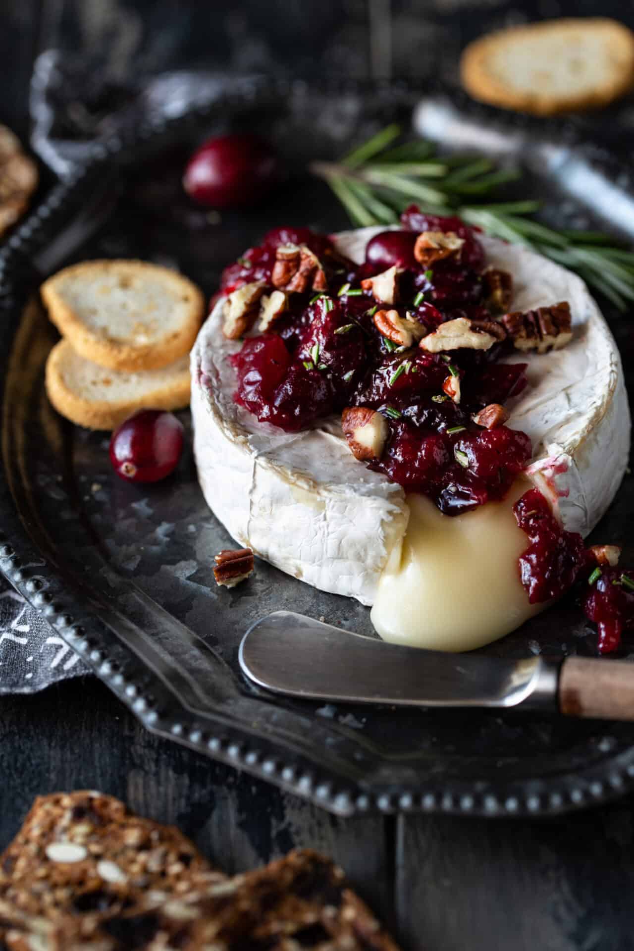 Brie Cheese With Topping At Juliana Stclair Blog