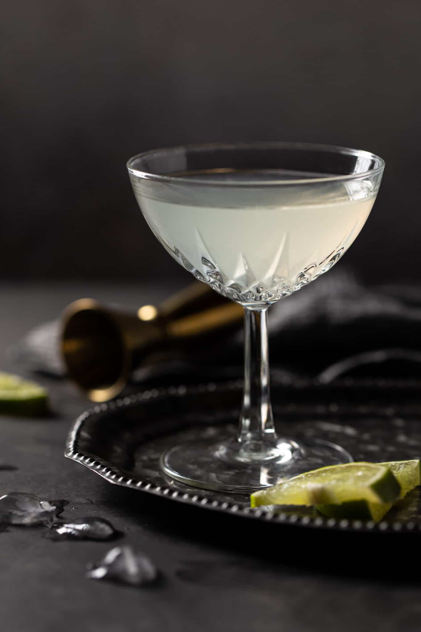 Elderflower Gin Gimlet | a modern gin gimlet recipe - Garnish with Lemon