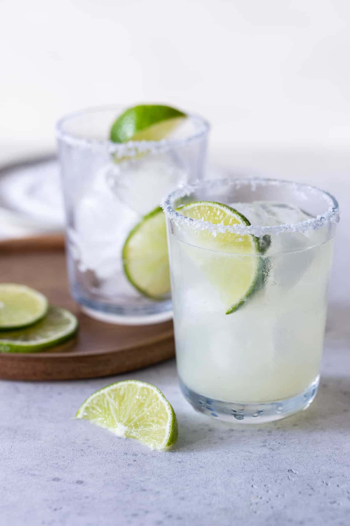 A close up of a margarita. 