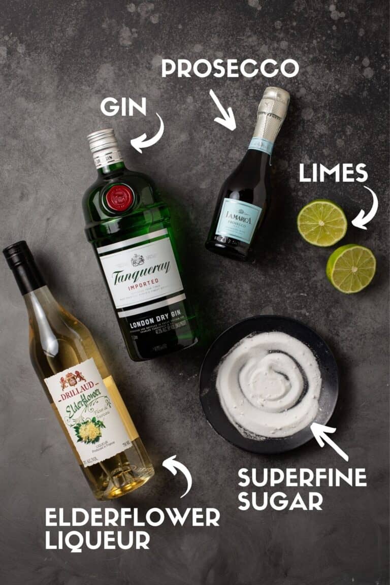 Elderflower, Gin and Prosecco Cocktail An Easy 5ingredient cocktail