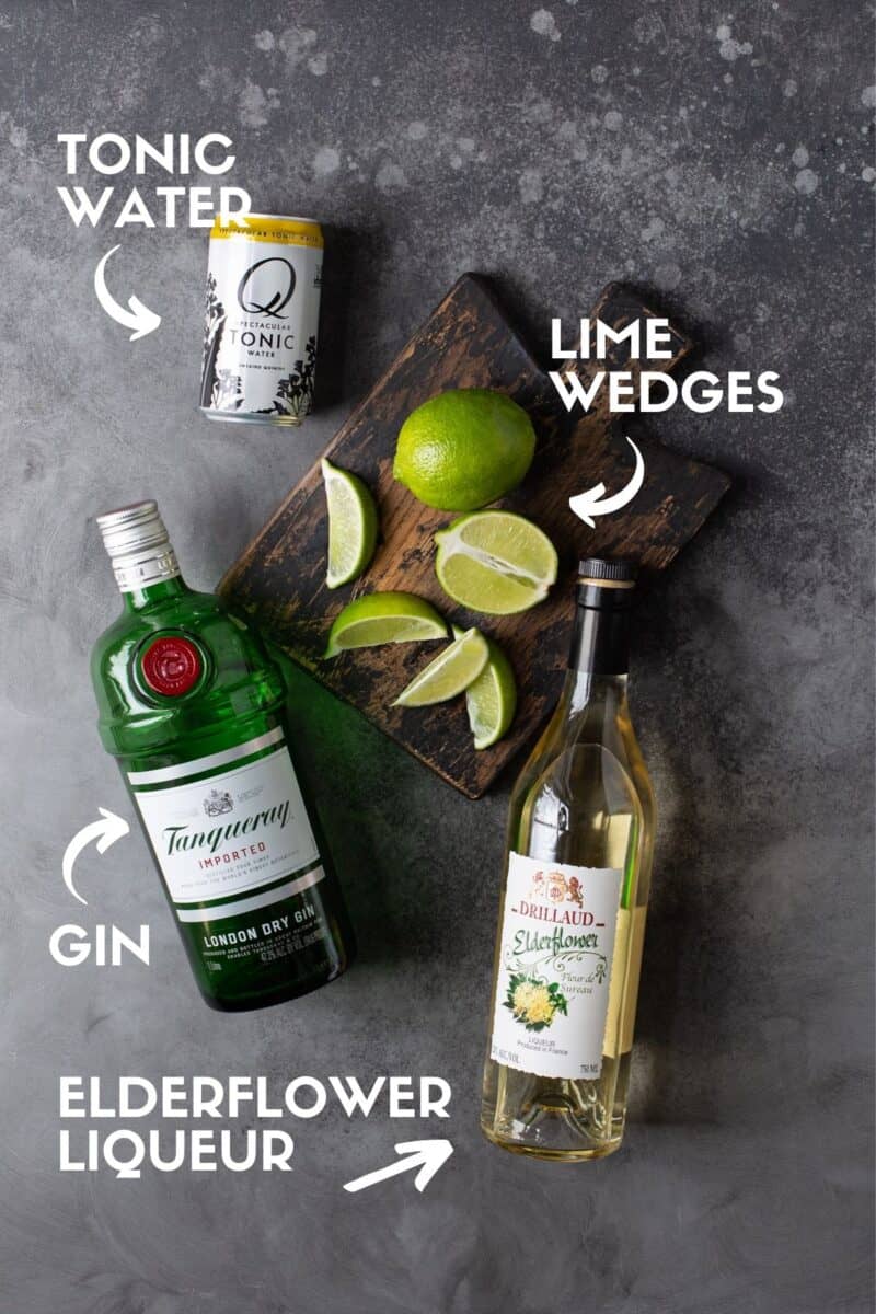Elderflower Gin & Tonic Recipe (better than the classic!) Garnish