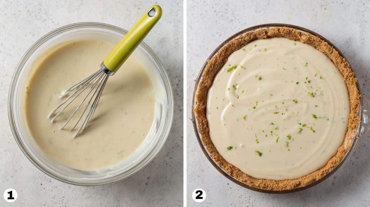 steps 1 and 2 of making pie.