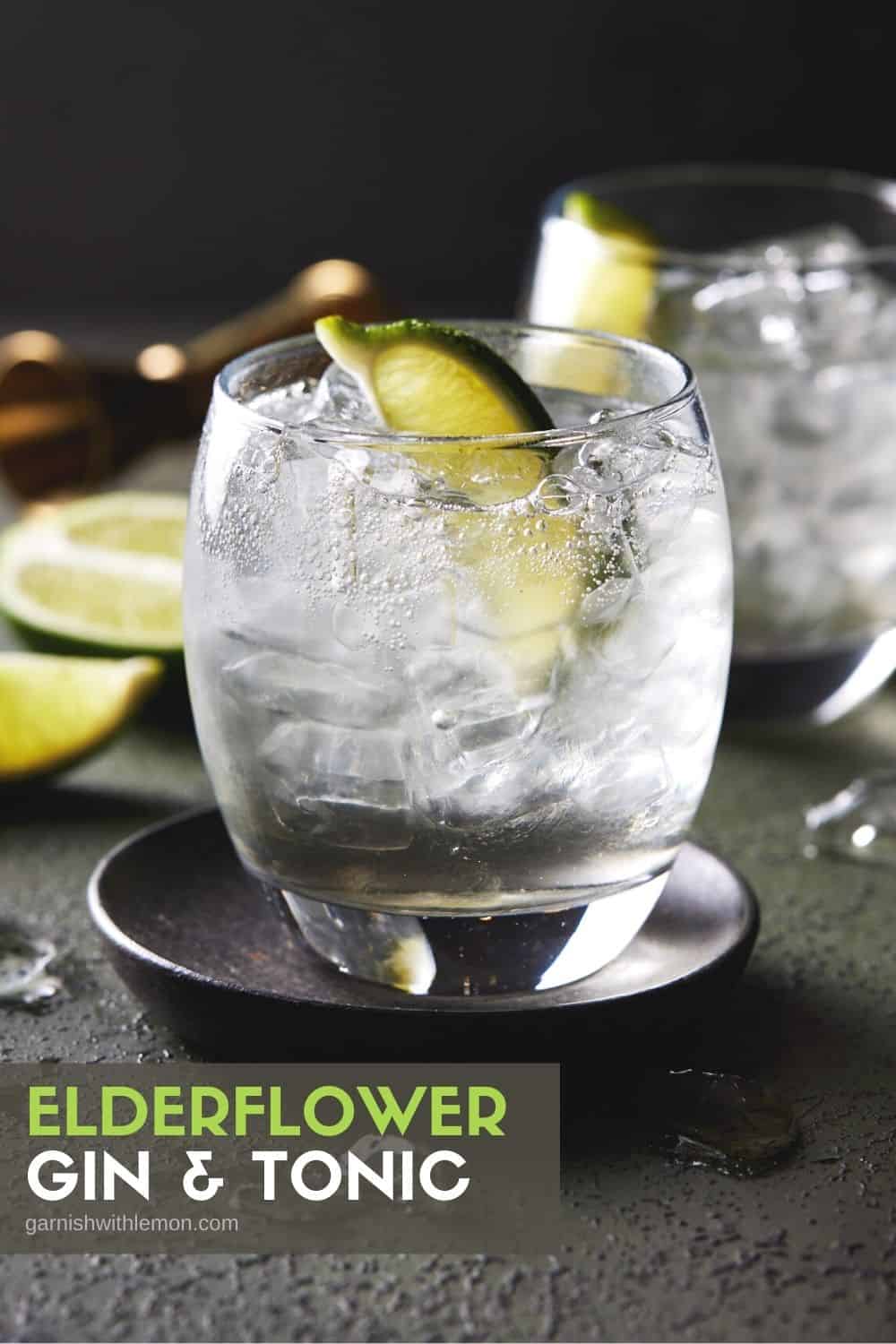 Elderflower Gin & Tonic Recipe (better than the classic!) Garnish with Lemon
