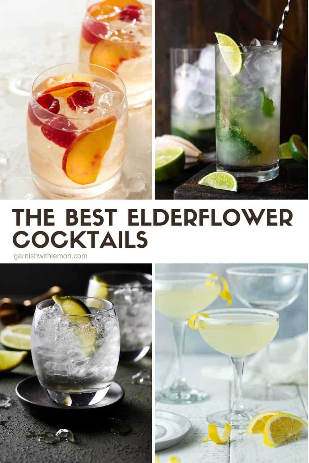 25 Best Elderflower Liqueur Cocktail Recipes Garnish with Lemon