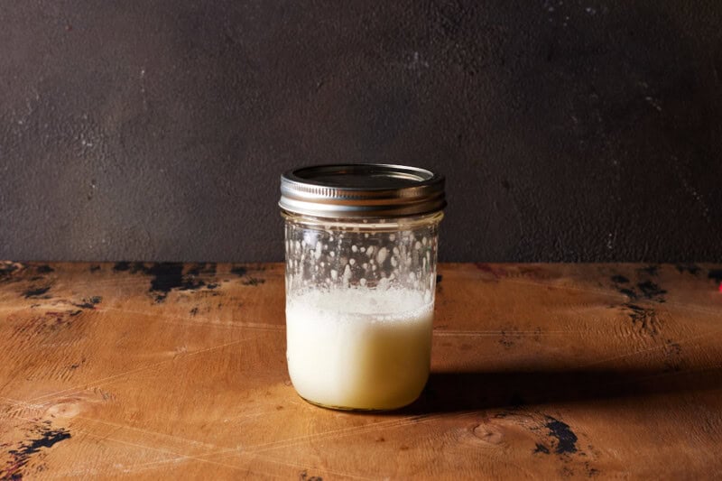 Shaken vodka sour without ice.